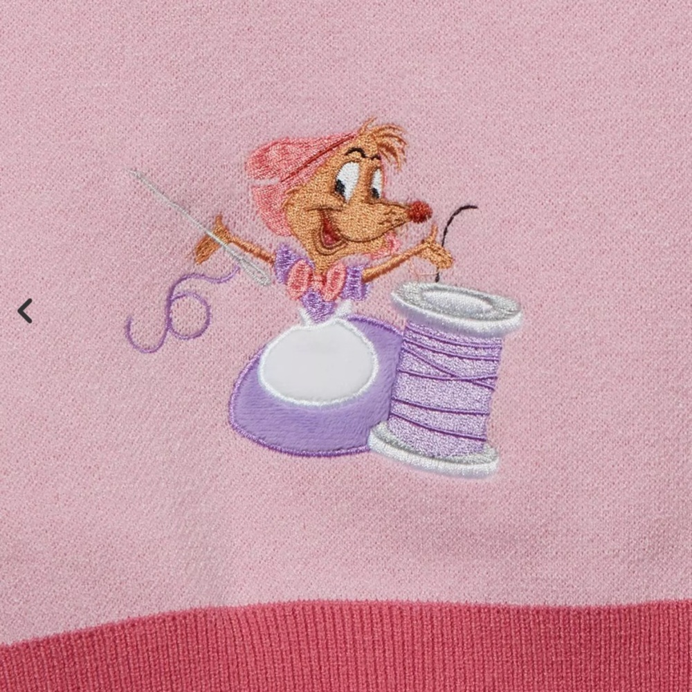 Disney Pink Patchwork Sweater - image 6